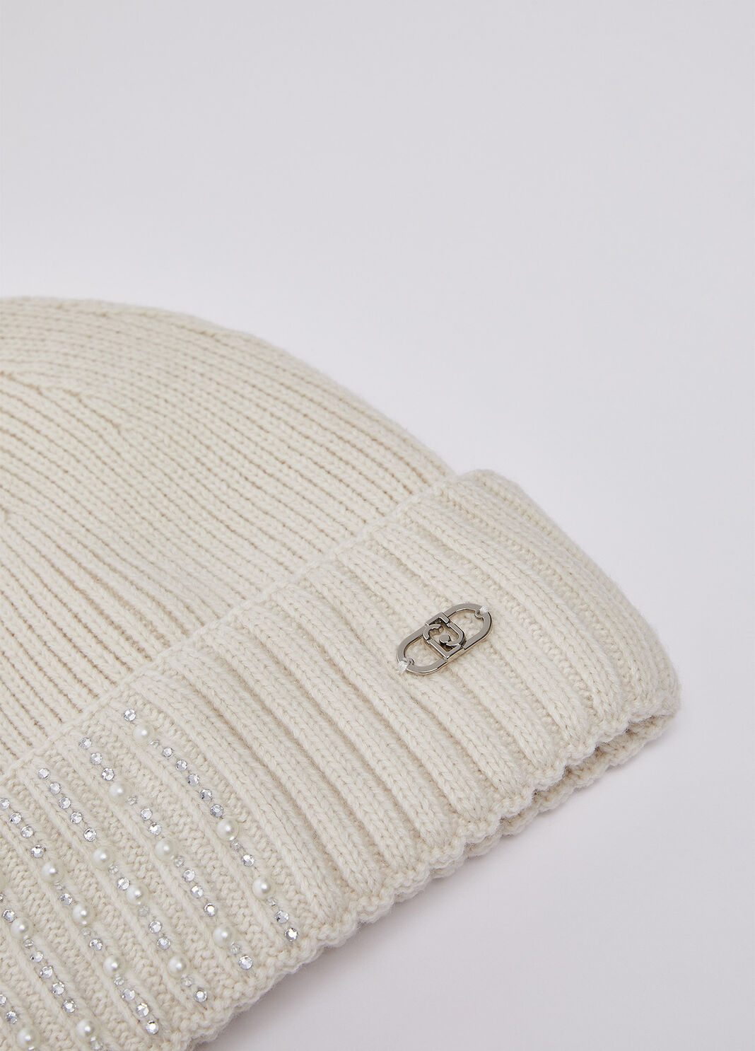 Cappello in maglia con applicazioni Liu Jo
