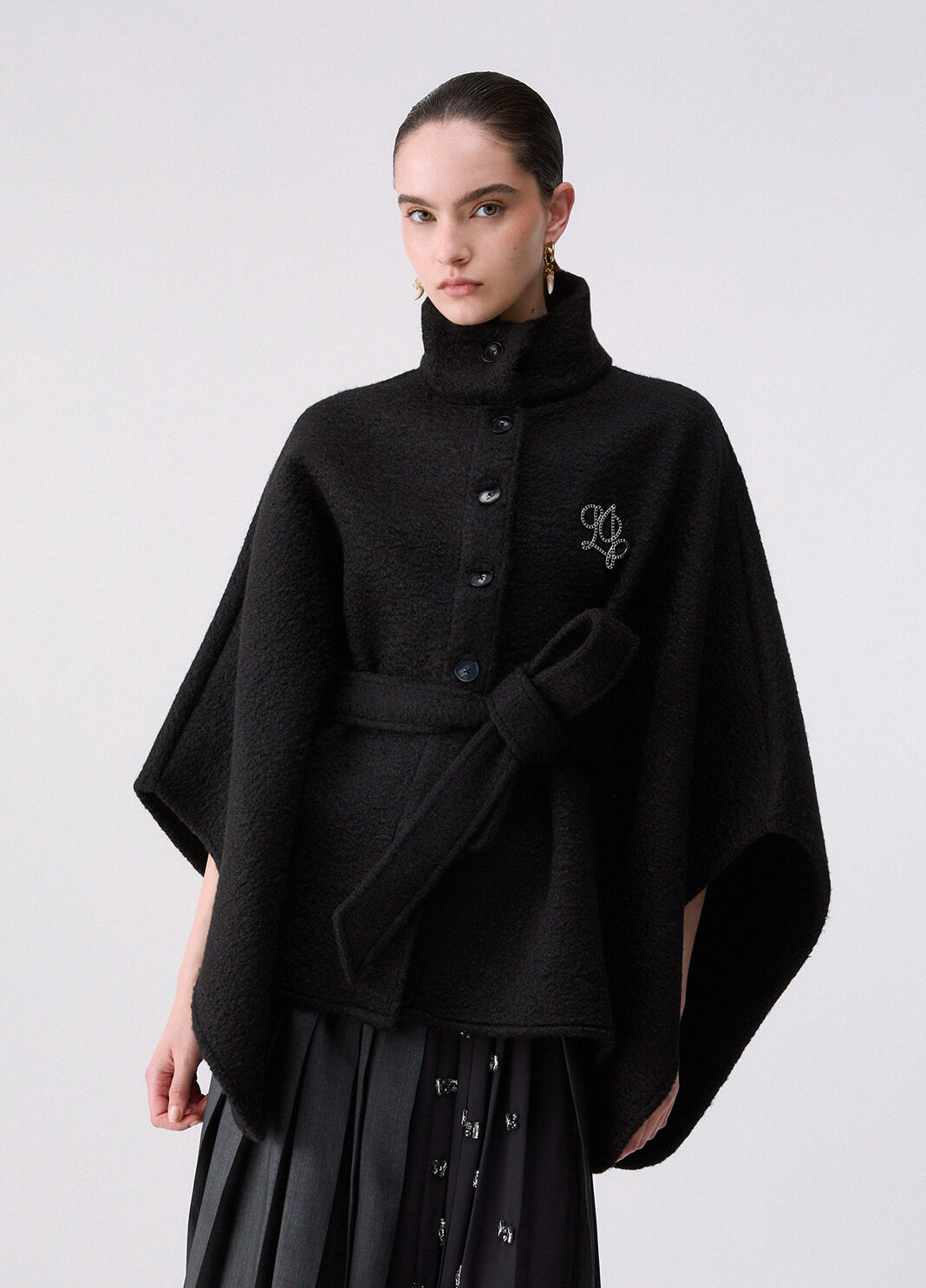 Poncho con cintura Liu Jo