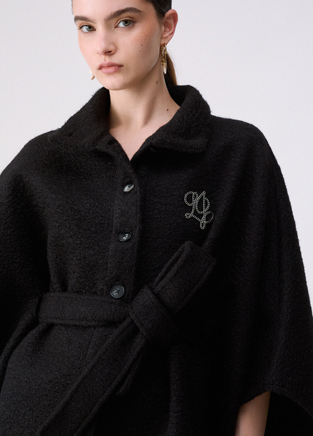 Poncho con cintura Liu Jo