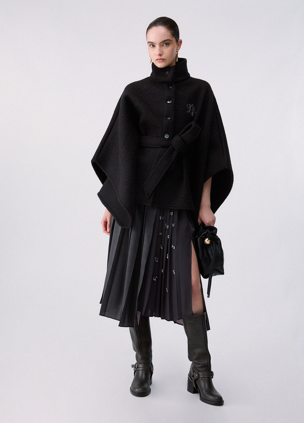 Poncho con cintura Liu Jo