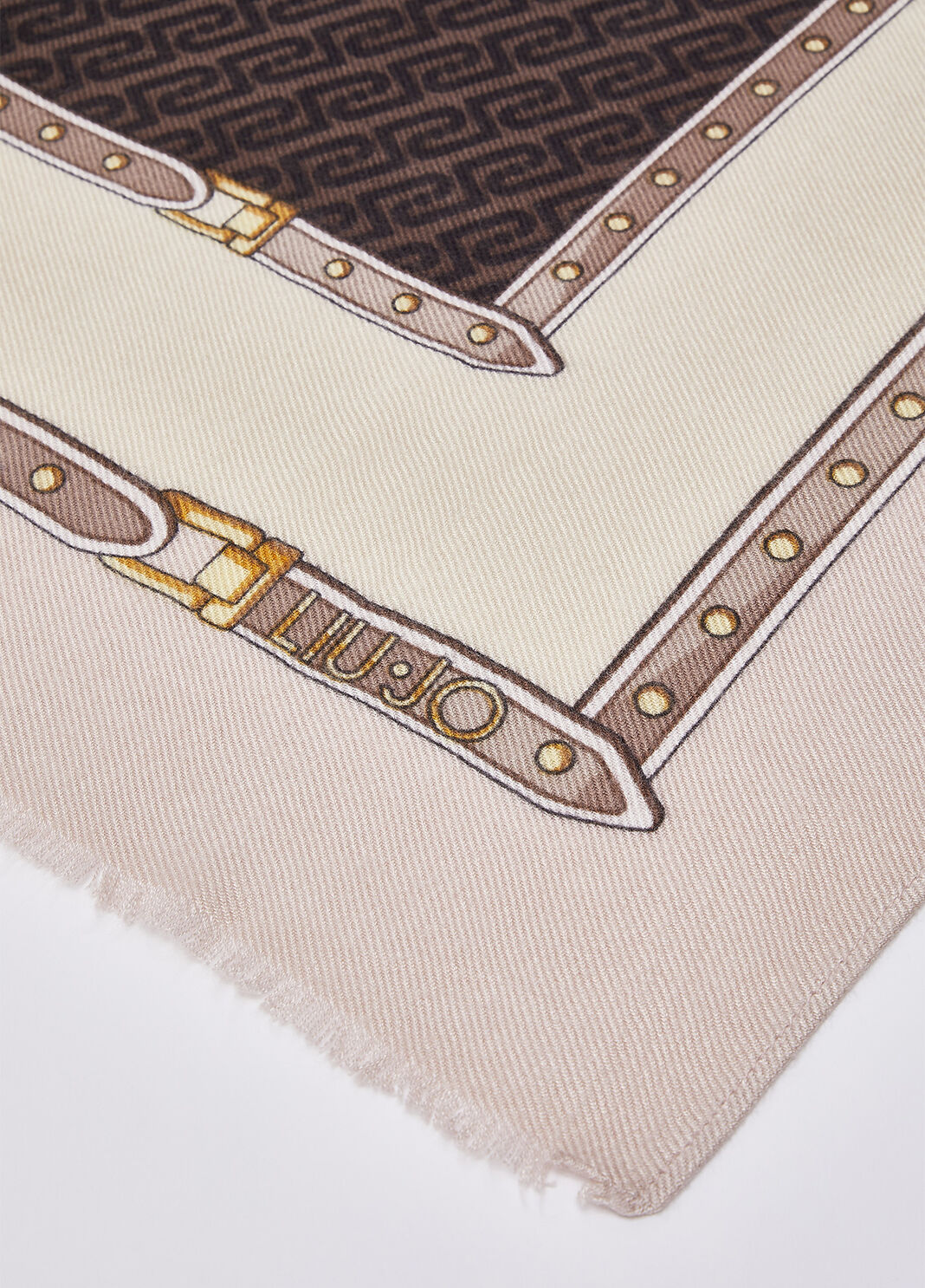 Stola con logo monogram Liu Jo