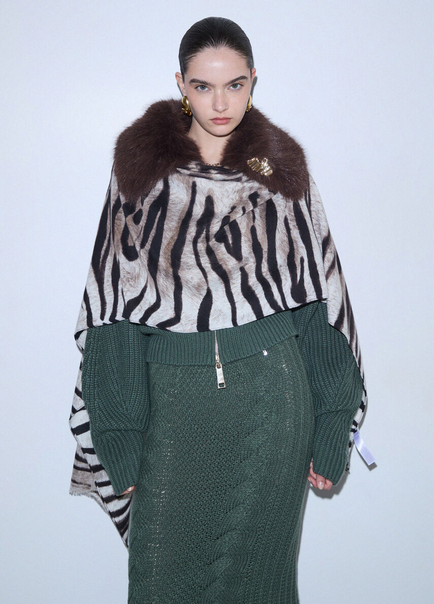 Stola animalier zebrata Liu Jo