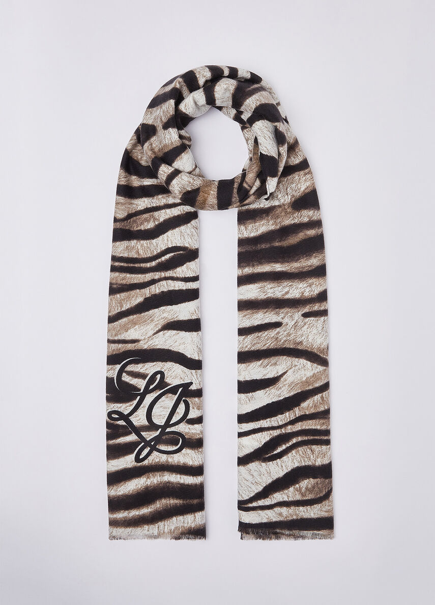 Stola animalier zebrata Liu Jo