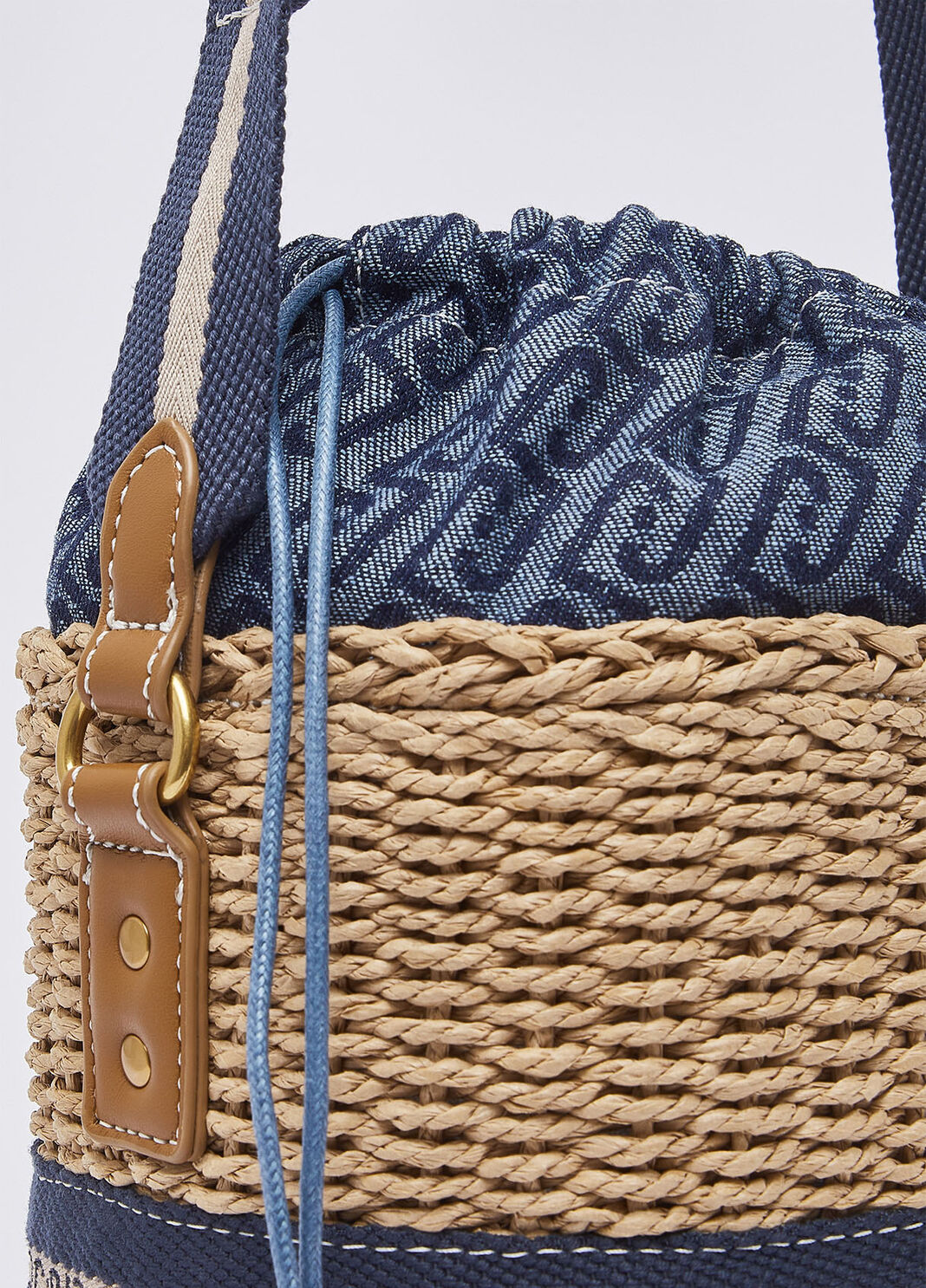Borsa secchiello in paglia Summer Liu Jo