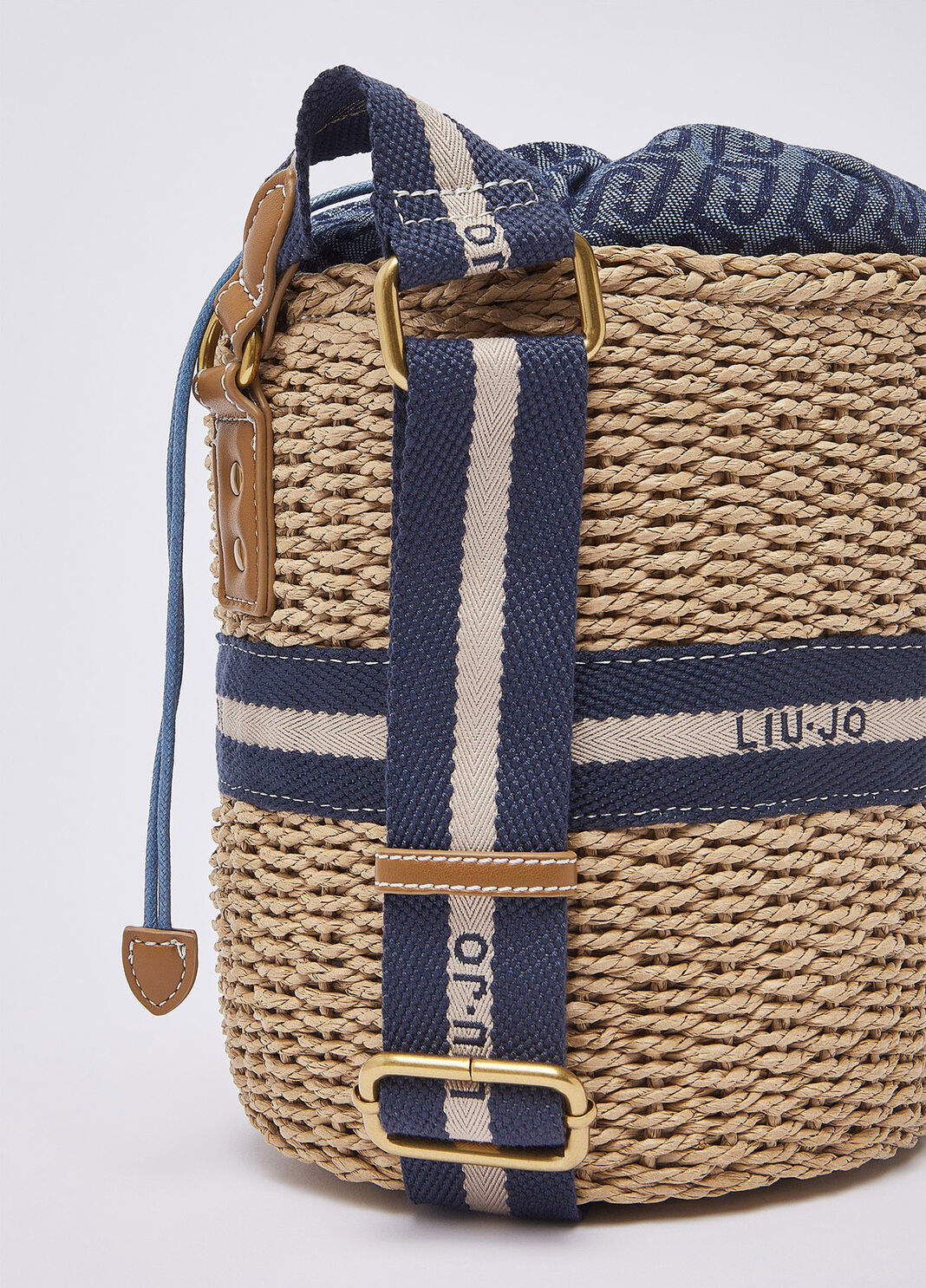Borsa secchiello in paglia Summer Liu Jo