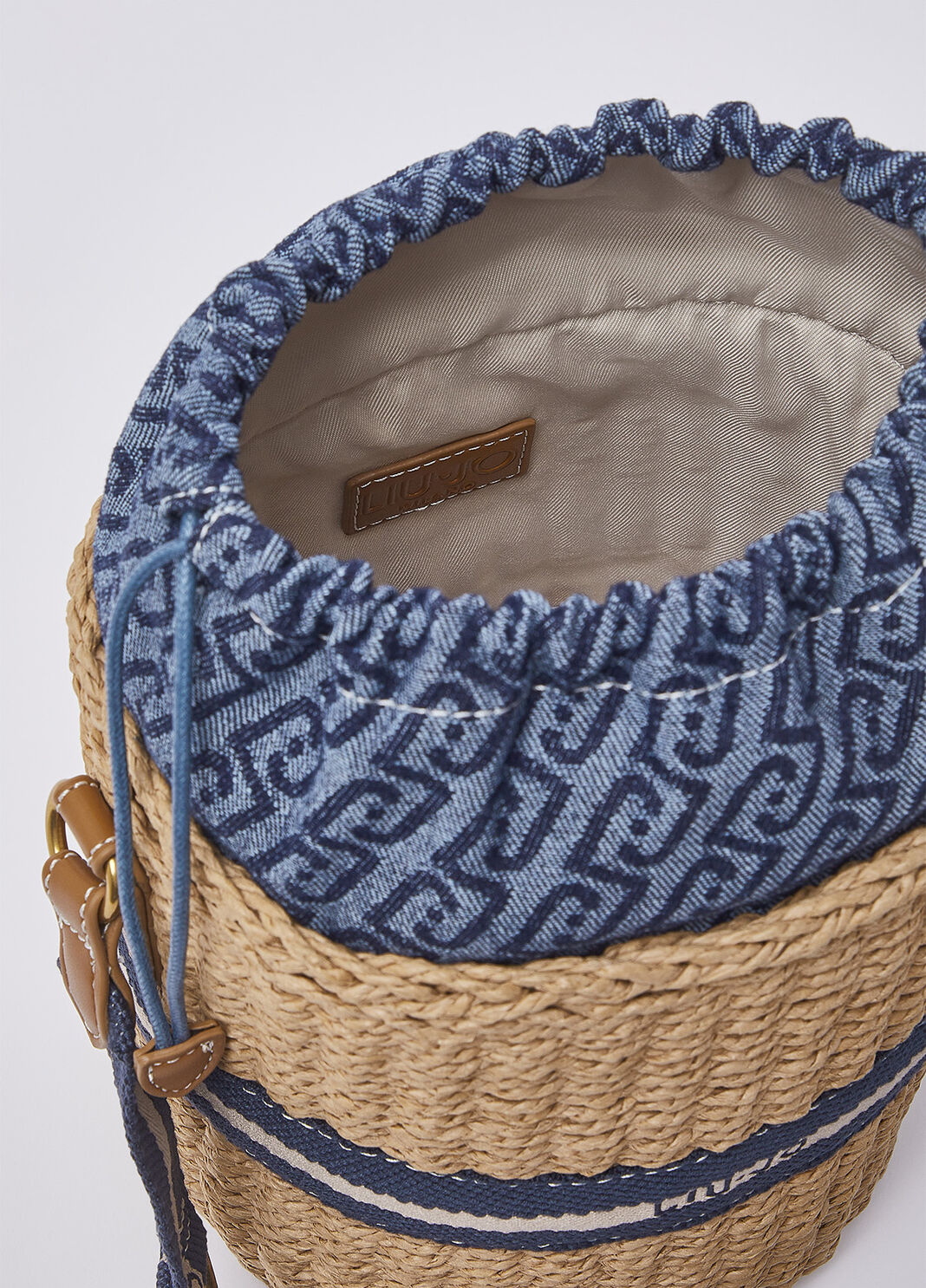 Borsa secchiello in paglia Summer Liu Jo