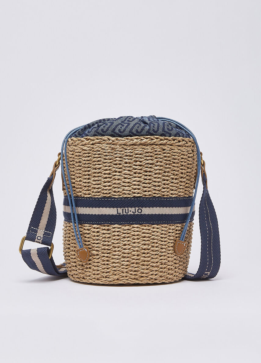 Borsa secchiello in paglia Summer Liu Jo