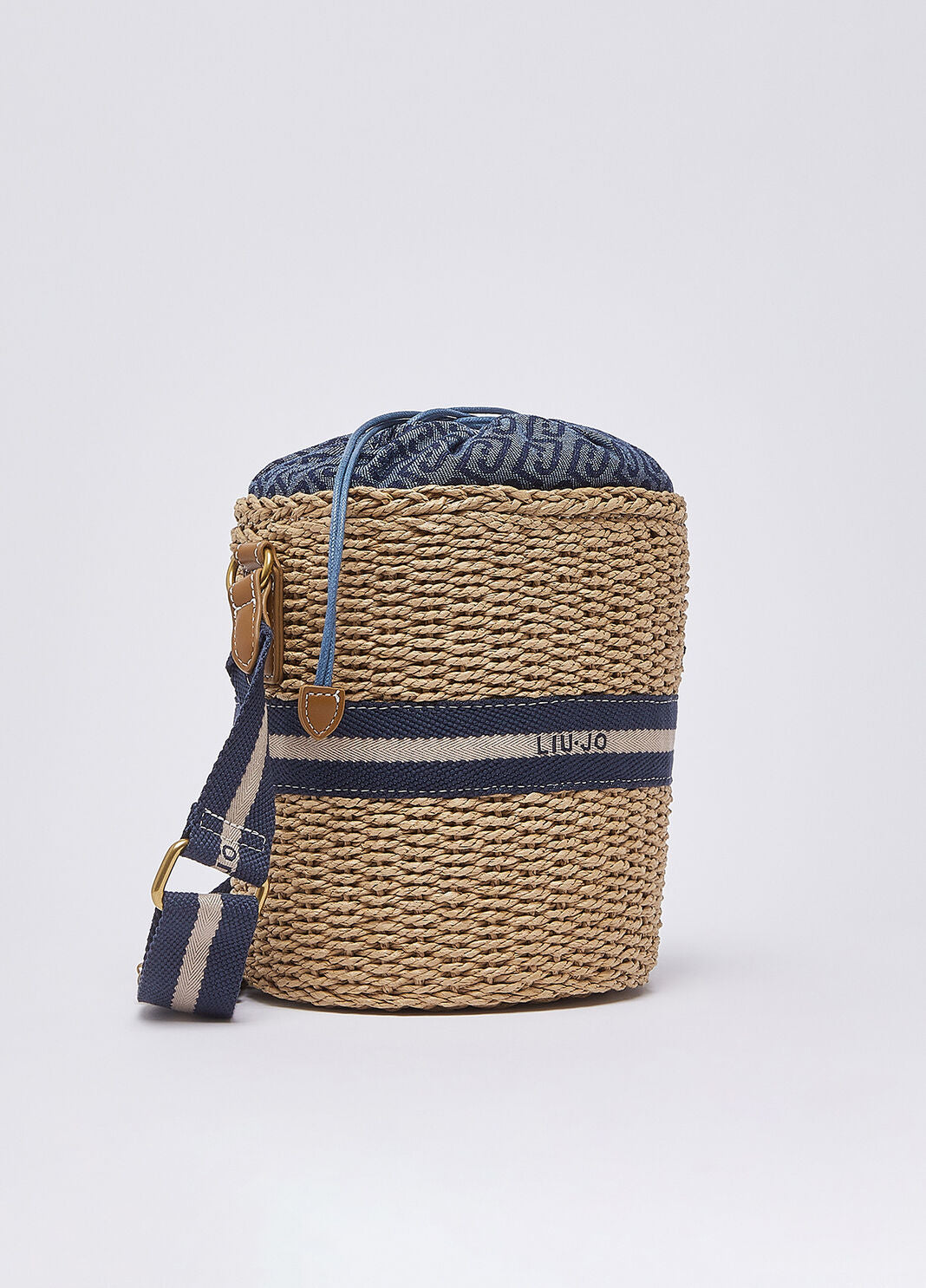 Borsa secchiello in paglia Summer Liu Jo