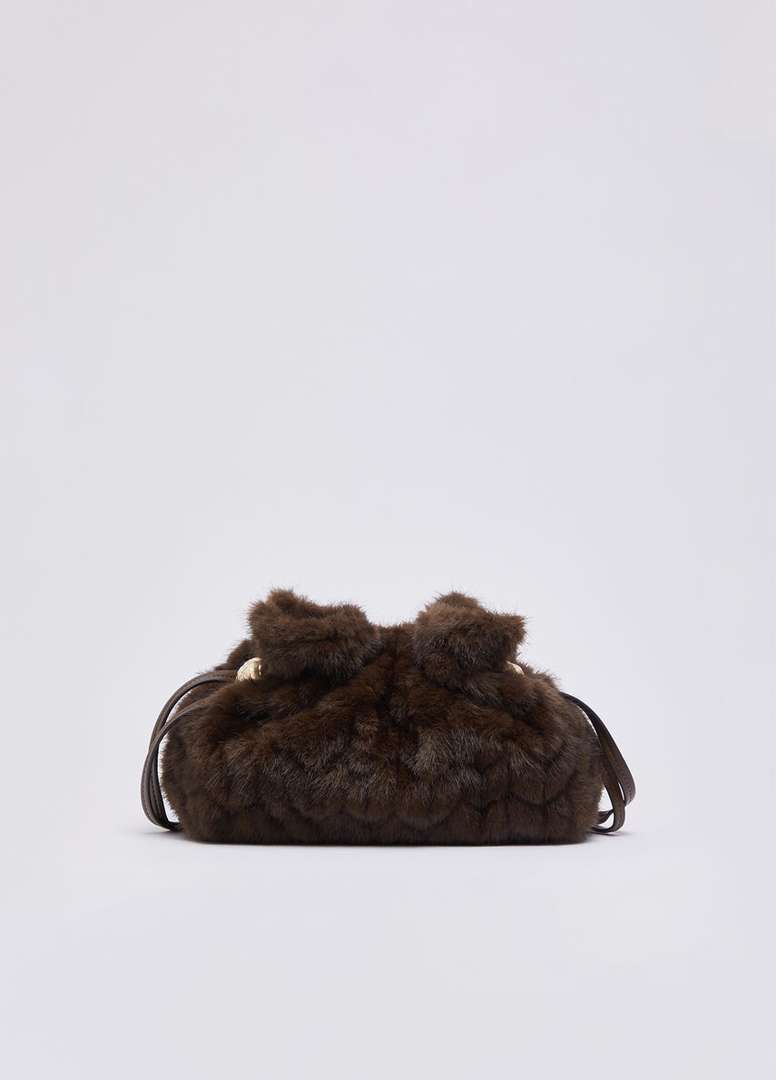 Borsa Riccy piccola in pelliccia sintetica Liu Jo