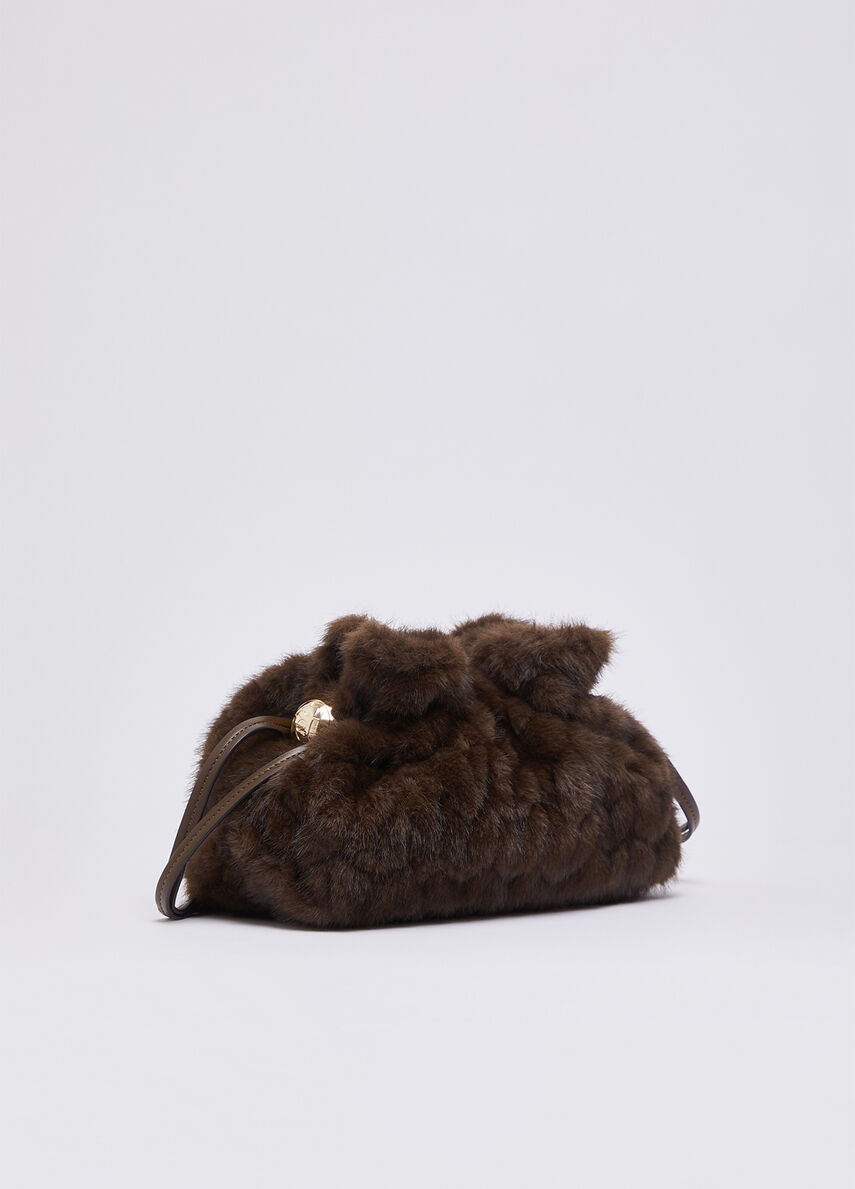 Borsa Riccy piccola in pelliccia sintetica Liu Jo