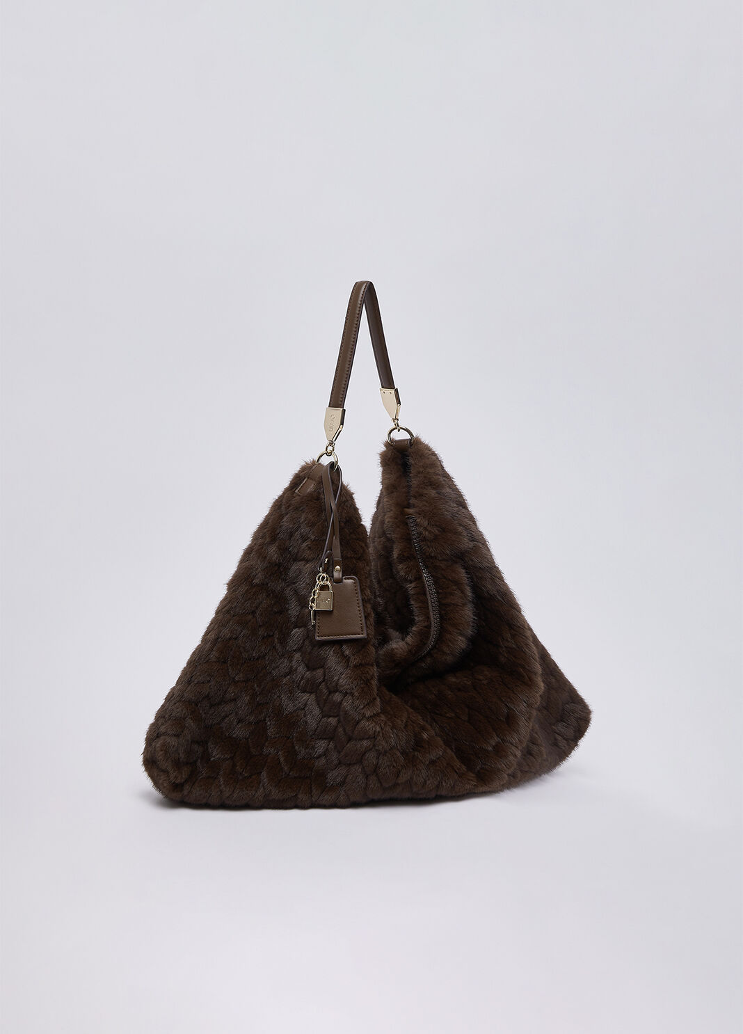 Borsa grande in pelliccia sintetica Liu Jo