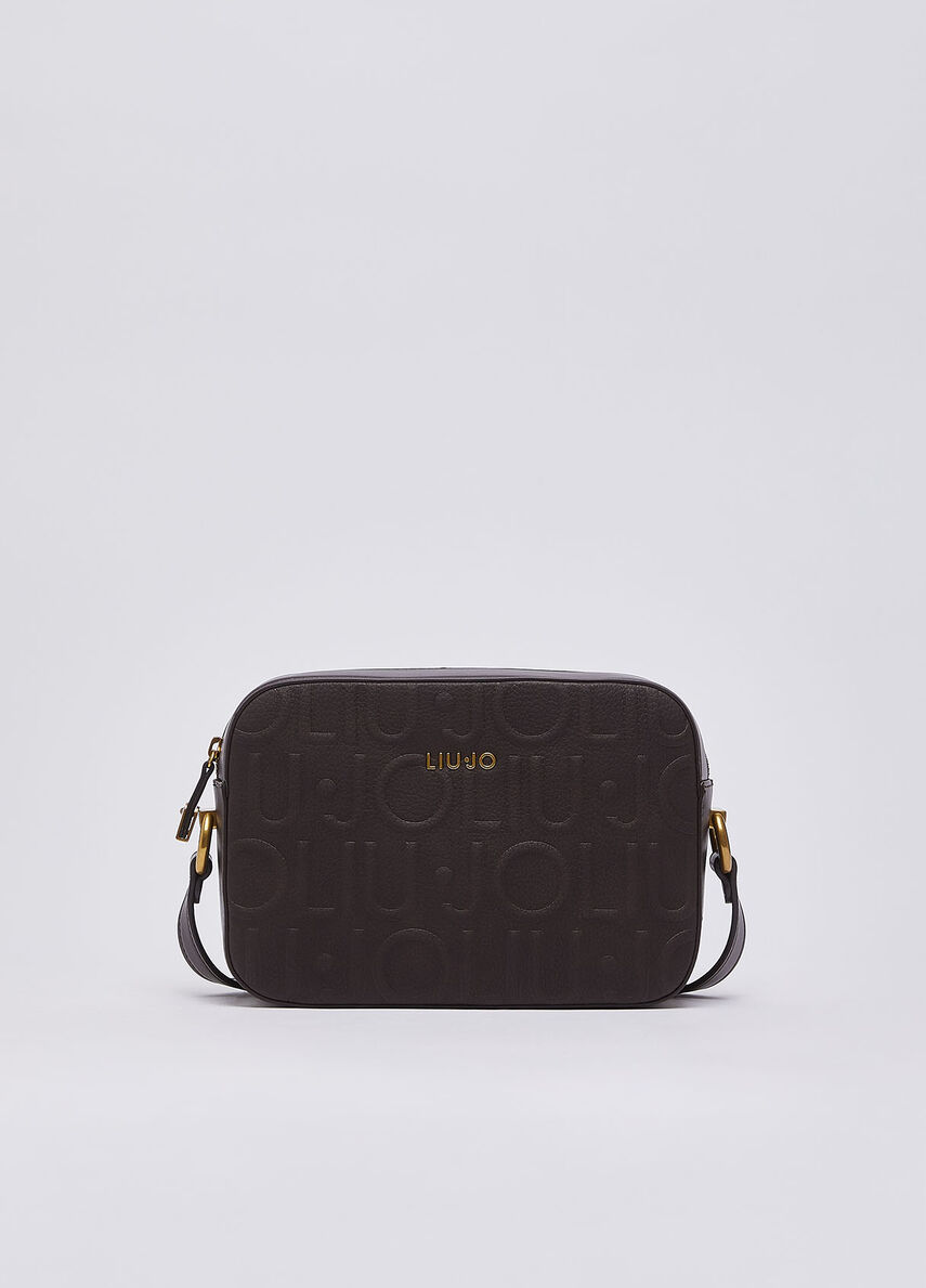 Borsa a tracolla media con logo Liu Jo
