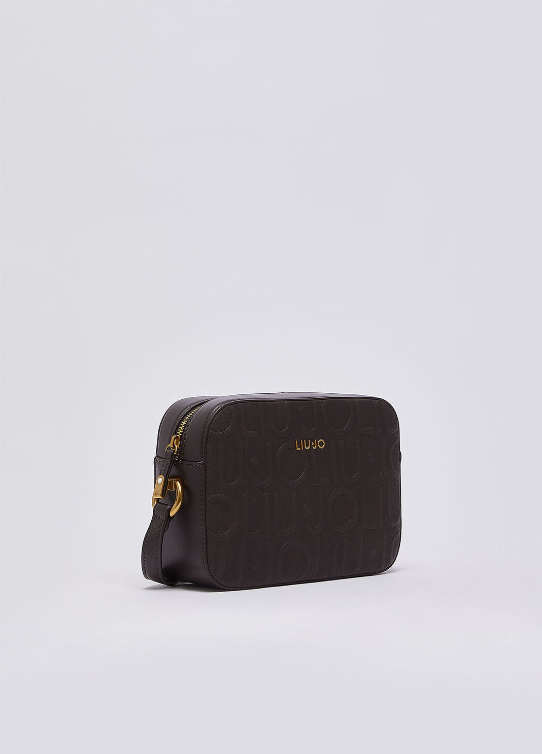 Borsa a tracolla media con logo Liu Jo