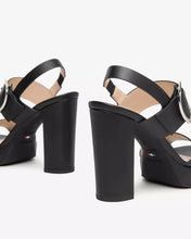 Carica l&#39;immagine nel visualizzatore di Gallery, Art. E513354D/100 Sandali Donna in Pelle
