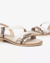 Carica l&#39;immagine nel visualizzatore di Gallery, Art. E513418D/434 Sandali Donna in Pelle e Materiale Tecnico
