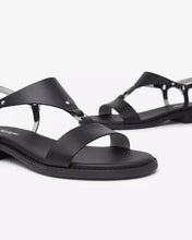 Carica l&#39;immagine nel visualizzatore di Gallery, Art. E513420D/100 Sandali Donna in Pelle
