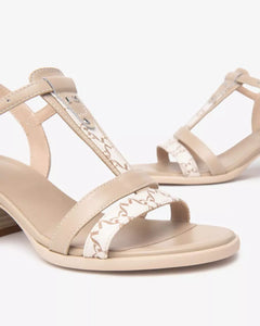 Art. E513433D/412 Sandali Donna in Pelle e Materiale Tecnico