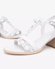 Carica l&#39;immagine nel visualizzatore di Gallery, Art. E513433D/707 Sandali Donna in Pelle e Materiale Tecnico
