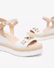 Carica l&#39;immagine nel visualizzatore di Gallery, Art. E513552D/707 Sandali Donna in Pelle

