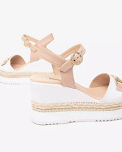 Carica l&#39;immagine nel visualizzatore di Gallery, Art. E513552D/707 Sandali Donna in Pelle
