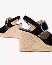 Carica l&#39;immagine nel visualizzatore di Gallery, Art. E513590D/100 Sandali Donna in Suede
