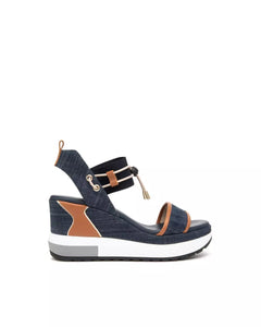 Art. E513600D/214 Sandali Donna in Tessuto e Pelle