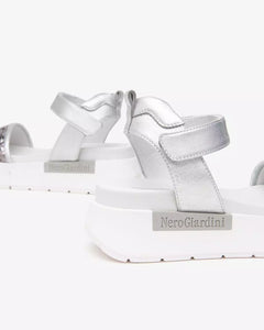 Art. E513694/700 Sandali Donna in Pelle e Materiale Tecnico