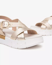 Carica l&#39;immagine nel visualizzatore di Gallery, Art. E513697D/418 Sandali Donna in Pelle
