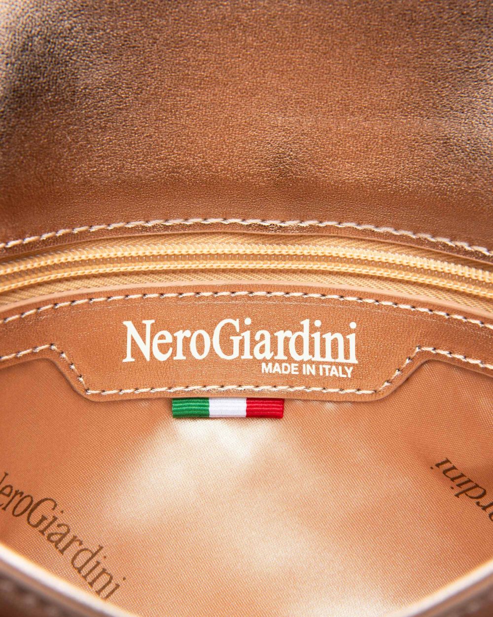 E543903DE_434 Pochette da Donna in Materiale Tecnico NeroGiardini