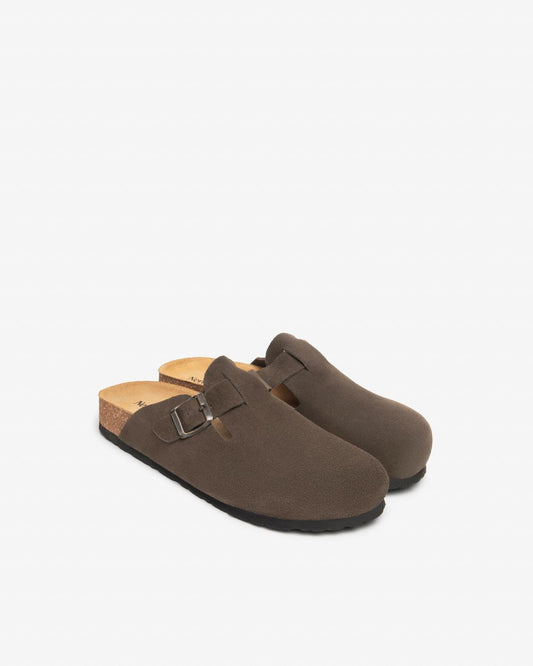 E601200U_317 Ciabatte Uomo in Camoscio NeroGiardini