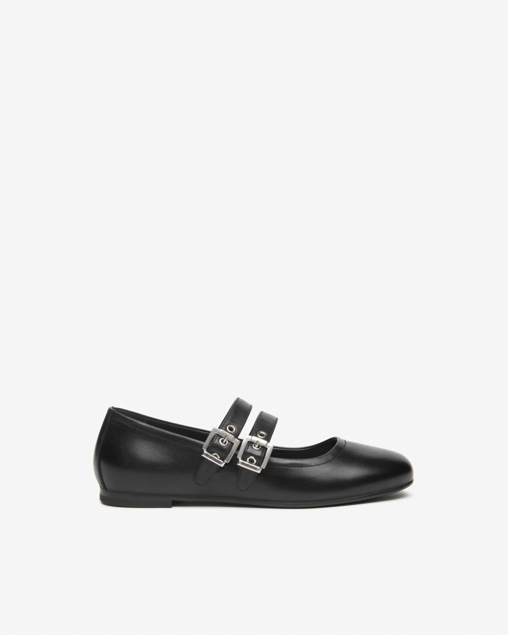 E615003D_100 Ballerine Donna in Pelle NeroGiardini