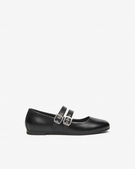 E615003D_100 Ballerine Donna in Pelle NeroGiardini