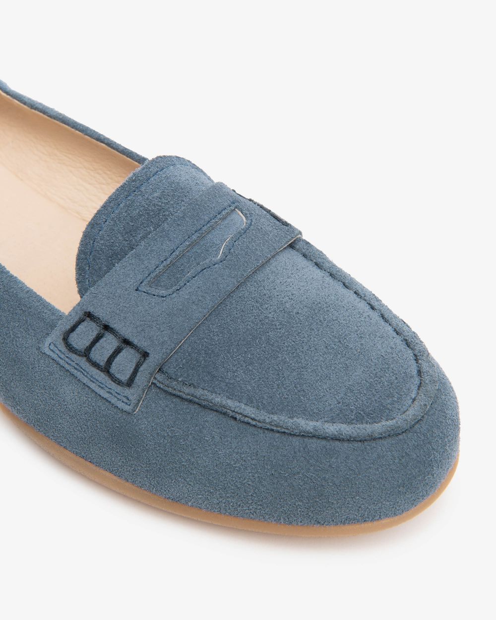 E615040D_203 Mocassini Donna in Suede NeroGiardini