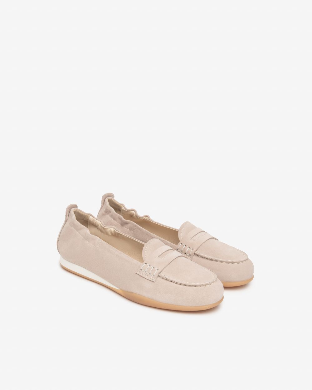 E615040D_677 Mocassini Donna in Suede NeroGiardini