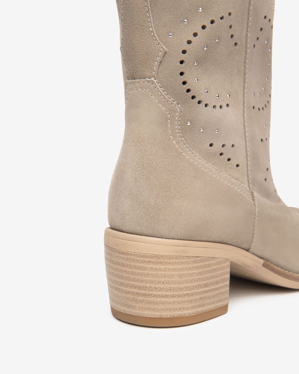 E615122D_451 Stivali Donna in Suede NeroGiardini