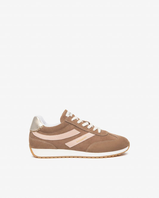 E615160D_442 Sneakers Donna in Suede, Pelle e Materiale Tecnico NeroGiardini