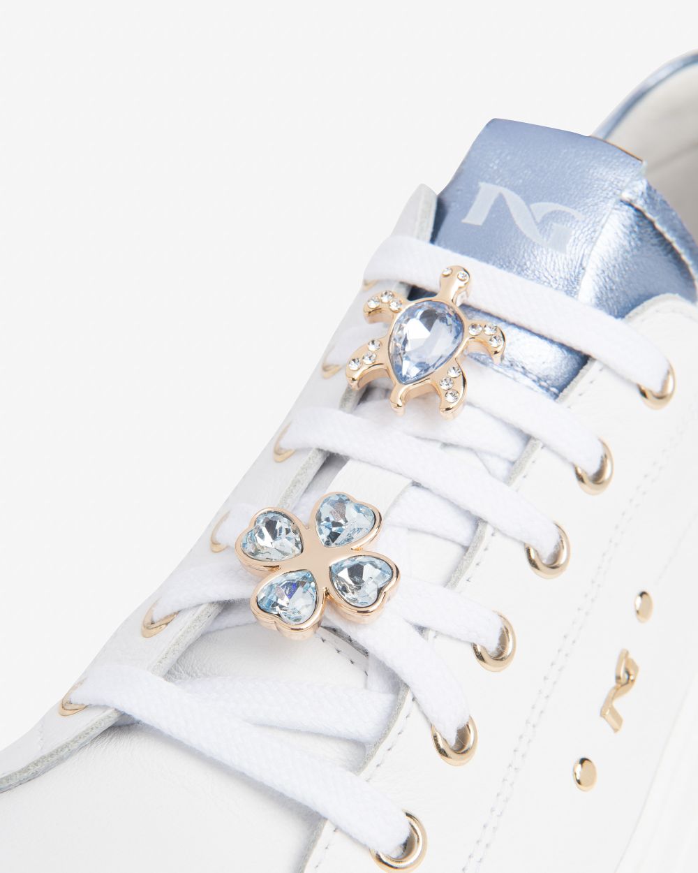 E615270D_707 Sneakers Donna in Pelle e Suede NeroGiardini