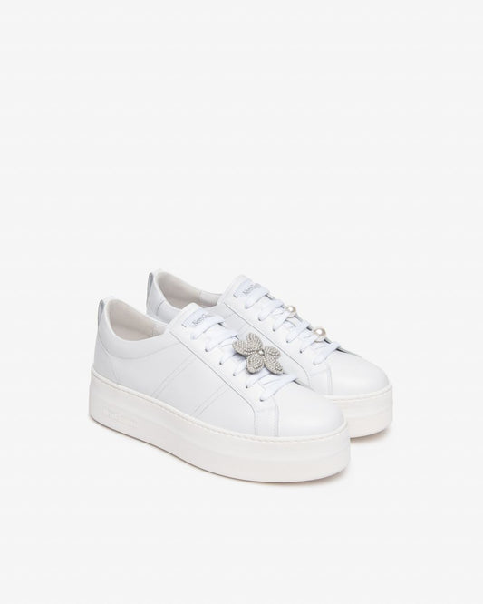 E615311D_707 Sneakers Donna in Pelle NeroGiardini