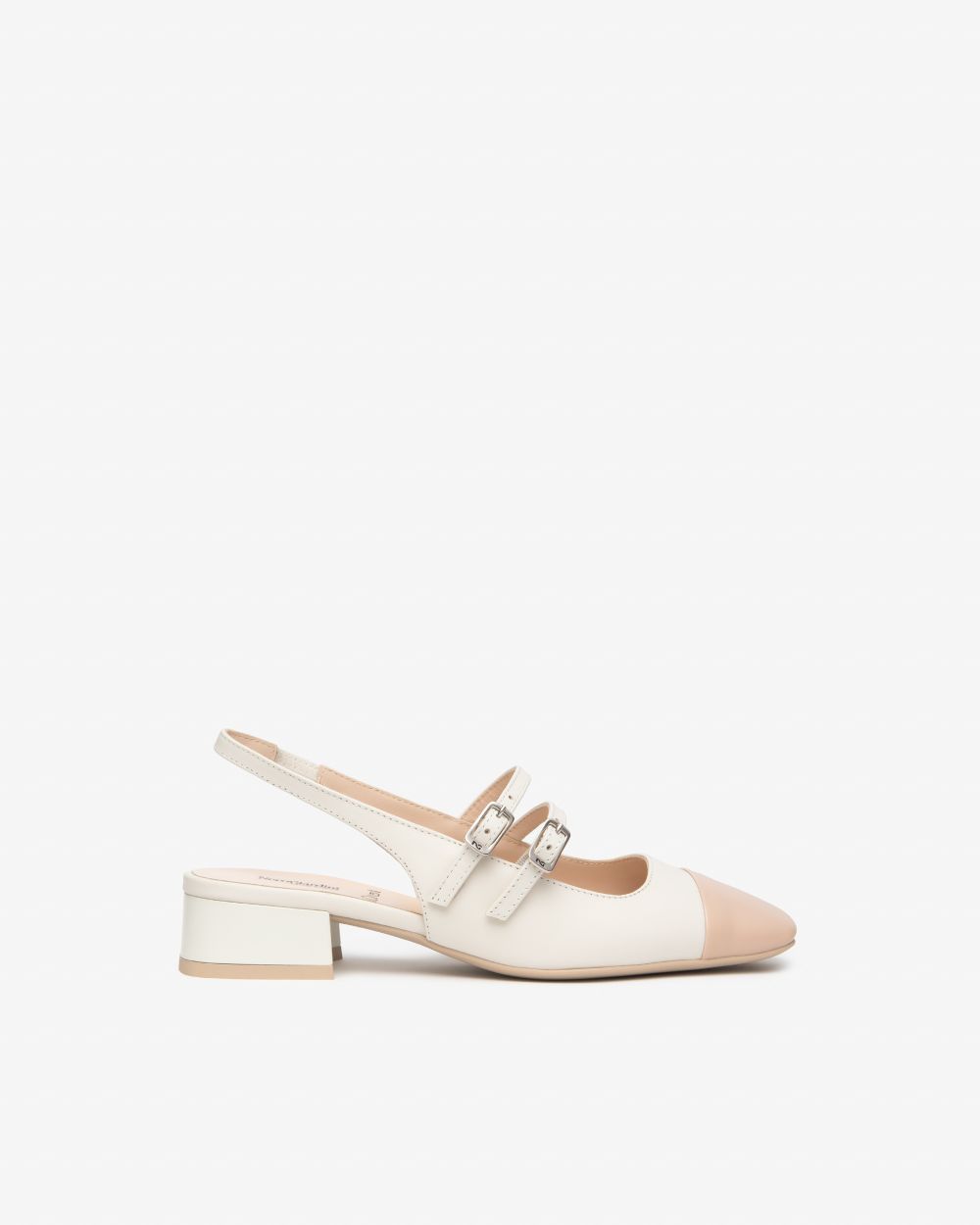 E615502D_614 Sling-Back Donna in Pelle NeroGiardini