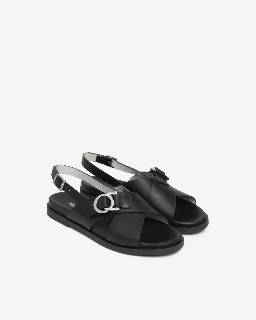 E615933D_100 Sandali Donna in Pelle NeroGiardini