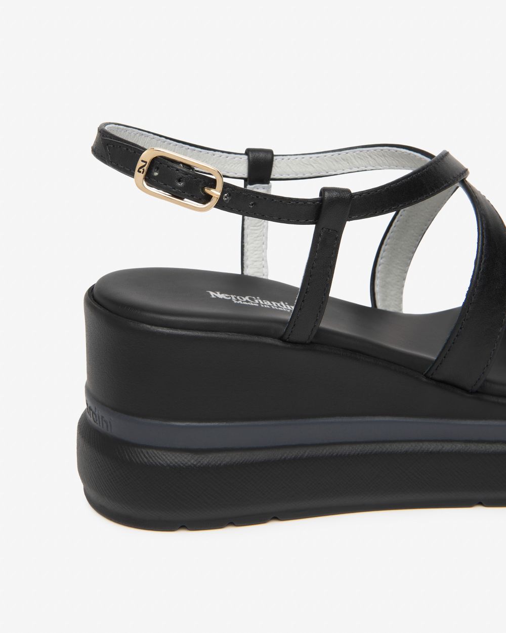 E615953D_100 Sandali Donna in Pelle NeroGiardini
