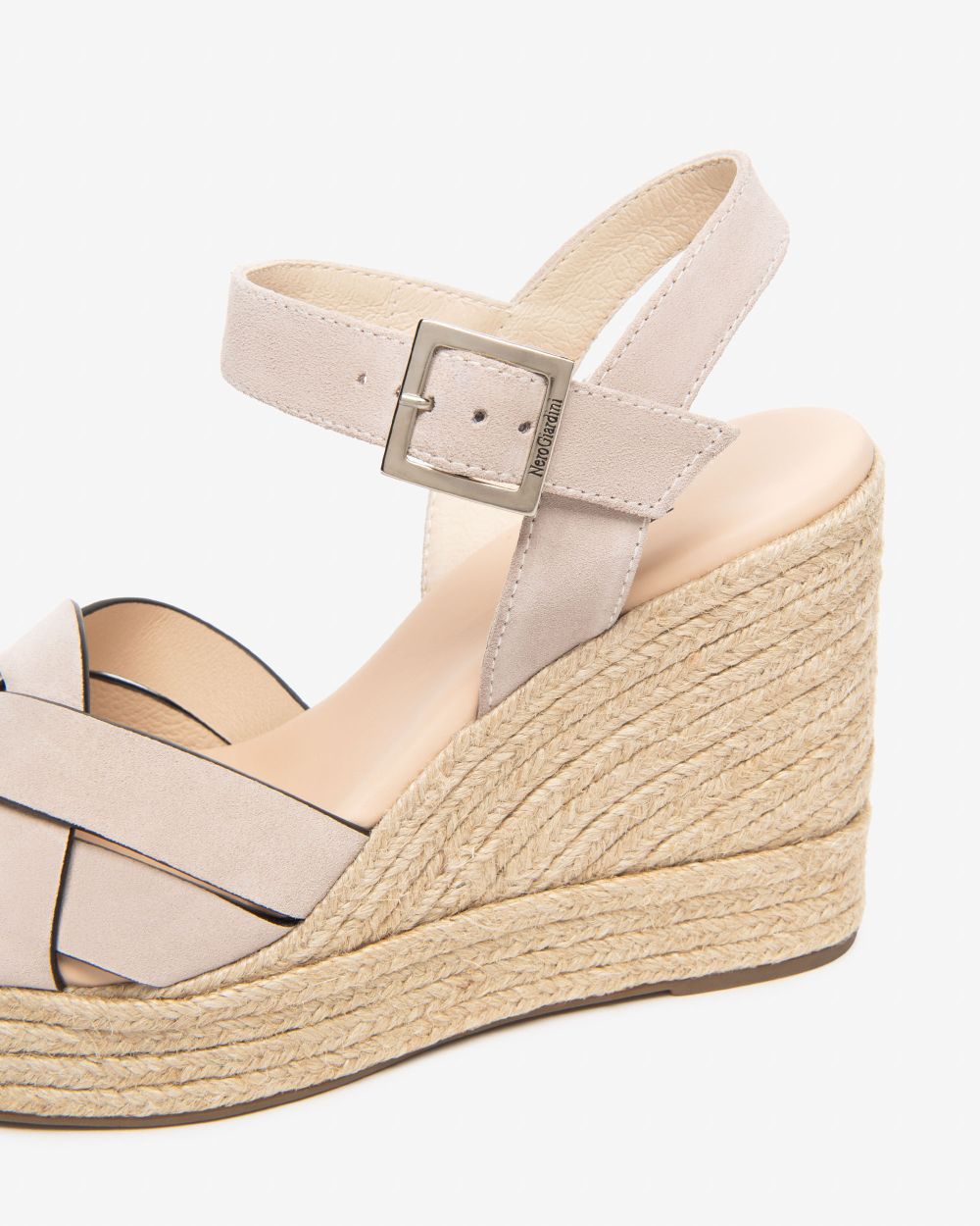 E616030D_677 Sandali Donna in Suede NeroGiardini