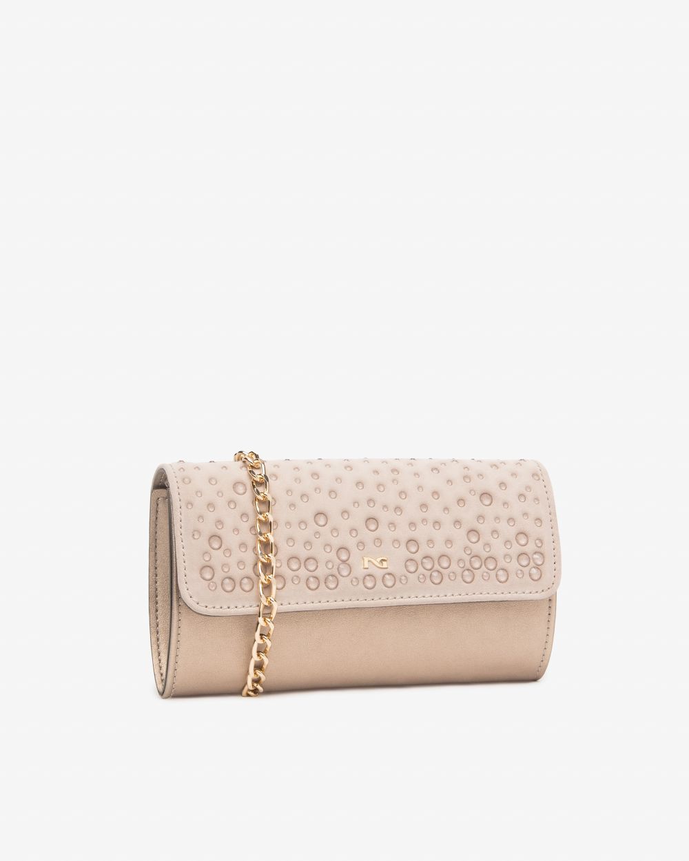 E644122DE_677 Pochette da Donna in Pelle NeroGiardini