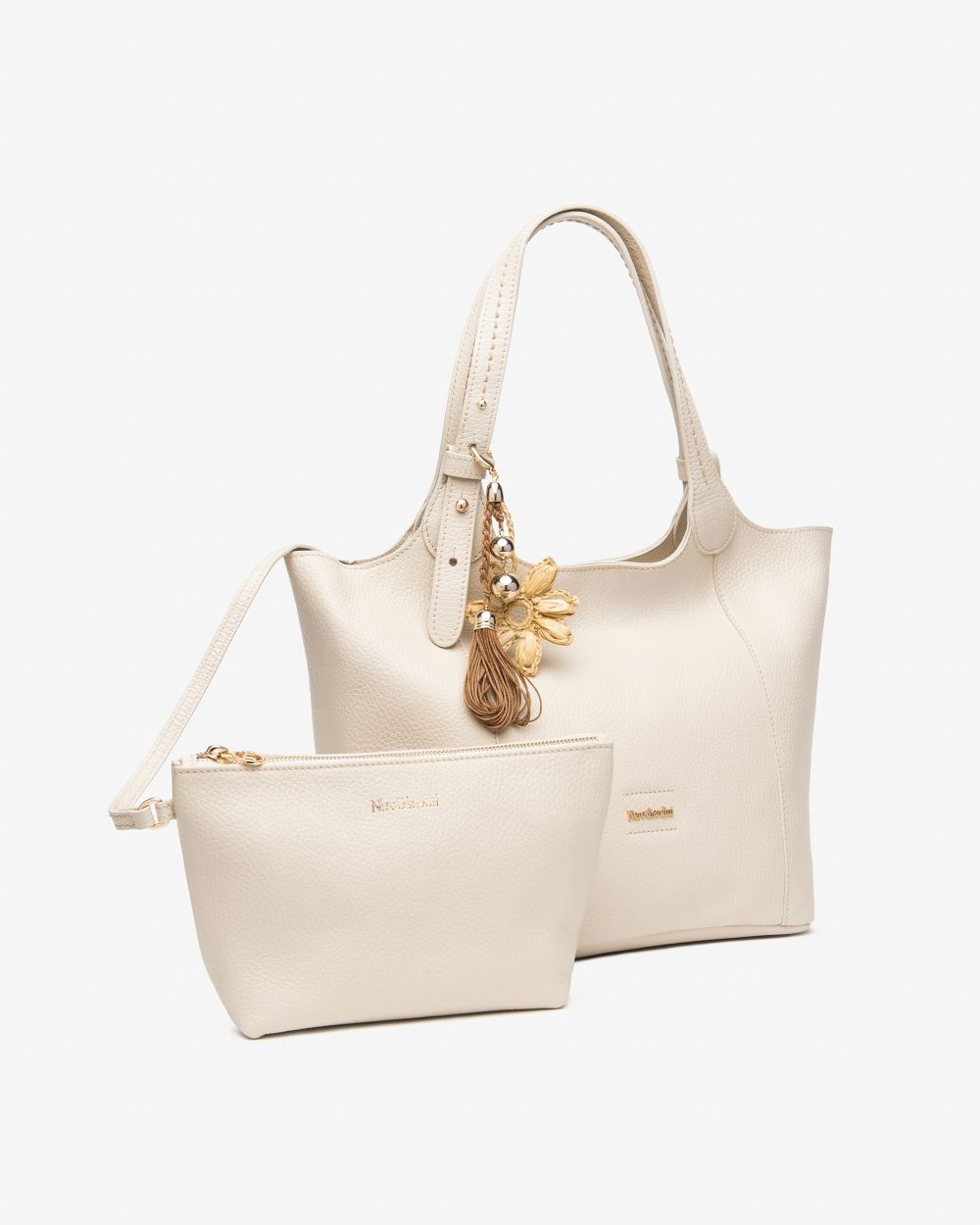 E644141D_704 Borsa a Spalla da Donna in Pelle NeroGiardini