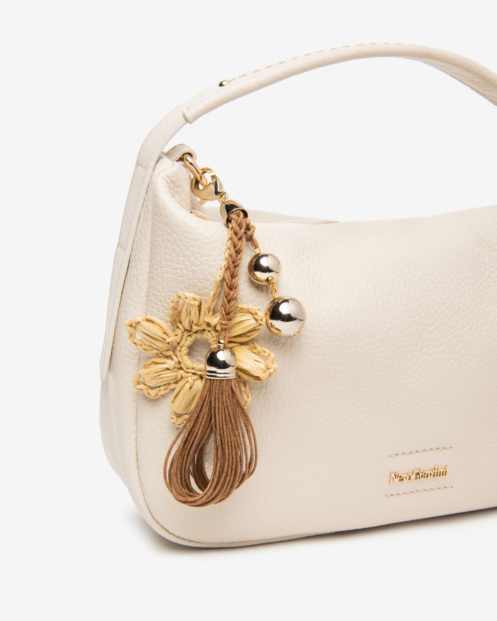 E644143D_704 Borsa Hobo da Donna in Pelle NeroGiardini