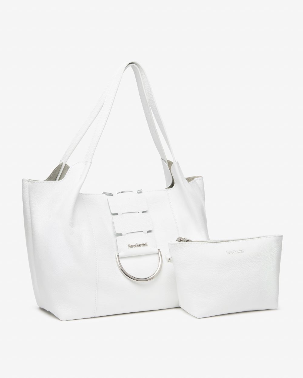 E644160D_707 Borsa a Spalla da Donna in Pelle NeroGiardini
