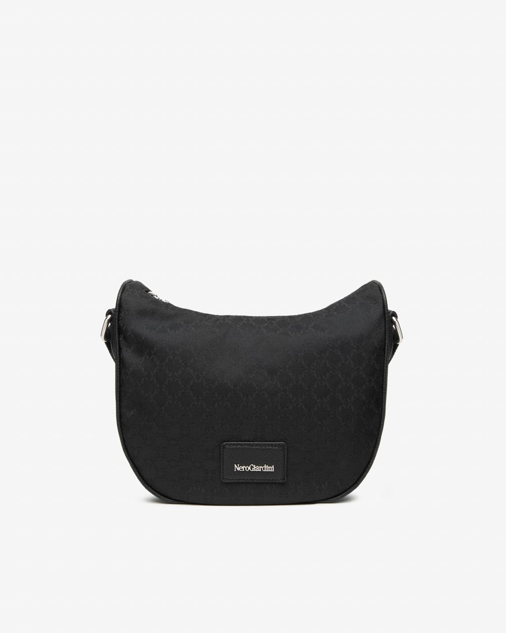 E644210D_100 Borsa a Tracolla da Donna in Materiale Tecnico NeroGiardini