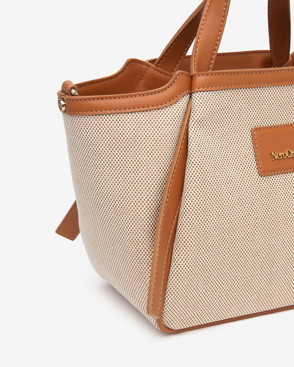 E644240D_400 Borsa Tote da Donna in Materiale Tecnico NeroGiardini