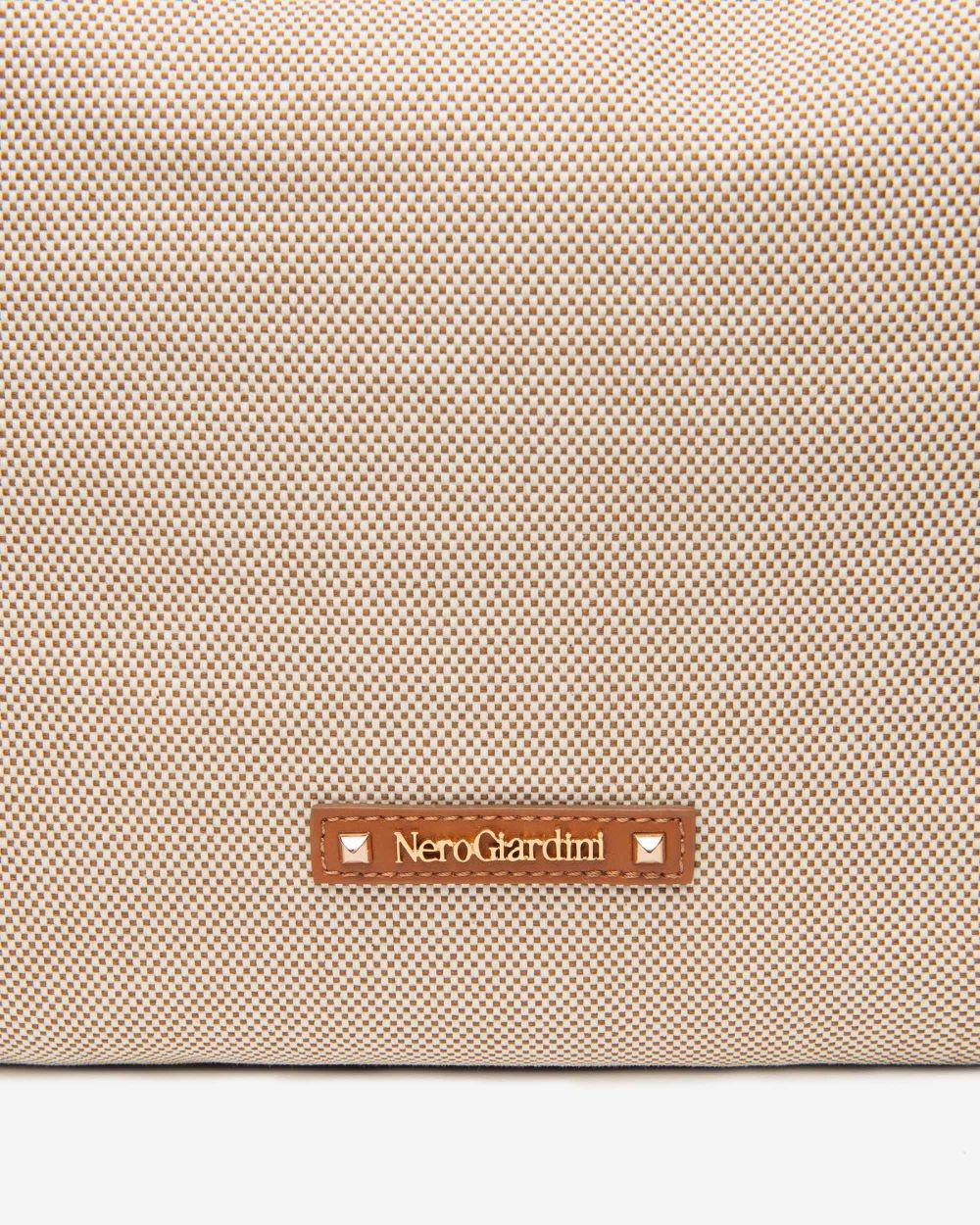 E644241D_400 Borsa a Spalla da Donna in Materiale Tecnico NeroGiardini