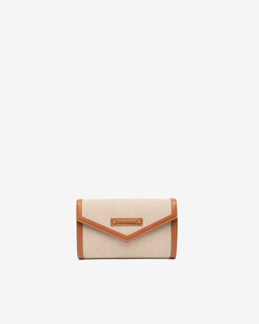 E644242D_400 Pochette da Donna in Materiale Tecnico NeroGiardini